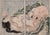 Hokusai Katsushika, the Dream of the Fisherman's Wife (Octopus and Diver), 1800s, Woodblock Print For Sale - Image 15 of 15
