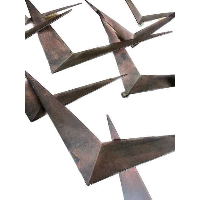 1950s Poul Cadovious Style MidCentury Modern Metal Wall Hanging Chairish