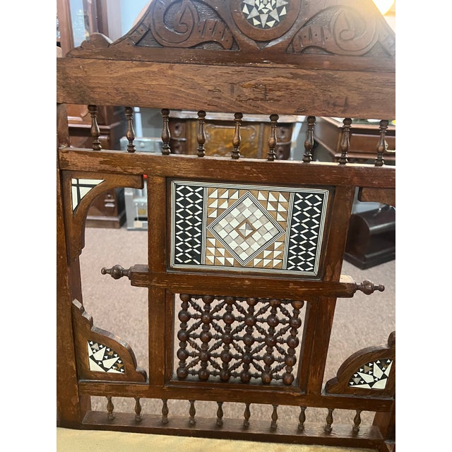 This Moorish sofa likely made in Syria or another country in Levant in the late 19th century or early 20th century. The...