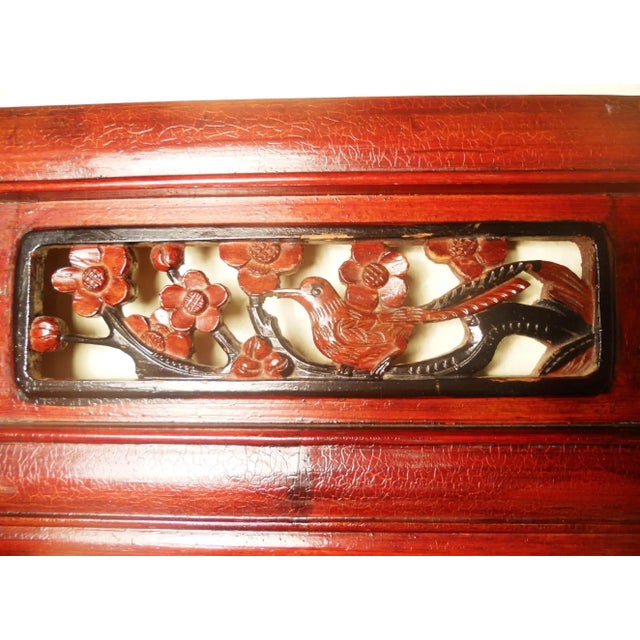 Brown Early 19th Century Antique Chinese Screen PanelsCunninghamia Wood - A Pair For Sale - Image 8 of 11