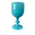 Portieux Vallerysthal Vintage Portieux Vallerysthal Turquoise Opaline Glass Goblets, France C. 1930s-40s - Set of 5 For Sale - Image 4 of 7