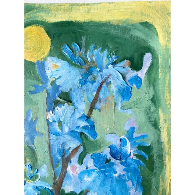 Original Work on Paper-Jardin d'Hiver-Shizico Yi-British Awarded Artist-Impasto-Oil on Paper For Sale - Image 4 of 18