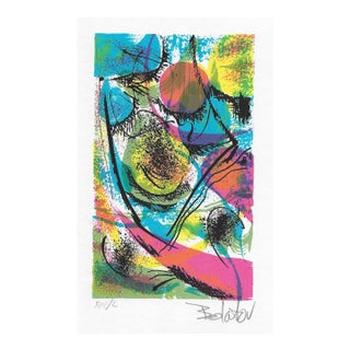 1980s Bolatov Abstract Serigraph For Sale