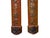 Pair Chinese Relief Characters Couplet Brick Red Golden Wood Panels For Sale - Image 10 of 10