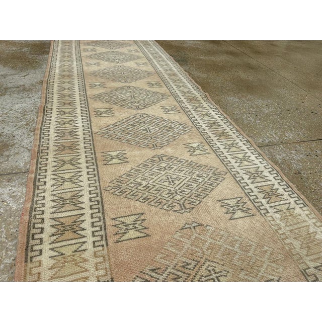 Mid 20th Century Galerie Shabab Collection Mid-20th Century Turkish Anatolian Runner For Sale - Image 5 of 10