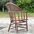 Wood Vintage Regency Cane and Oak Chair For Sale - Image 7 of 8