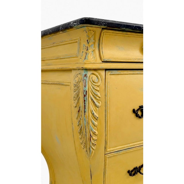 Couture French Provincial Marble Top Bombe Dresser — Maison Martine For Sale - Image 9 of 10