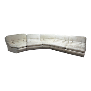 1970s Carsons 5pc Kagan Style Modular Sectional Sofa