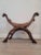 15th Century & Earlier 19th Century Italian Renaissance Revival Curule Stool For Sale - Image 5 of 11