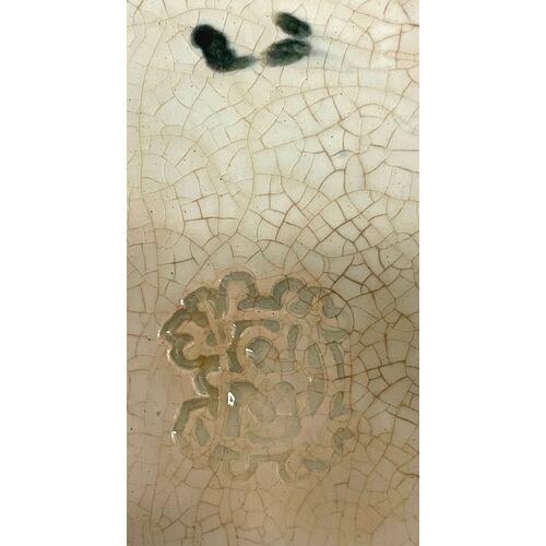 Antique Majolica Fern Leaf Starfish Plate For Sale - Image 4 of 4