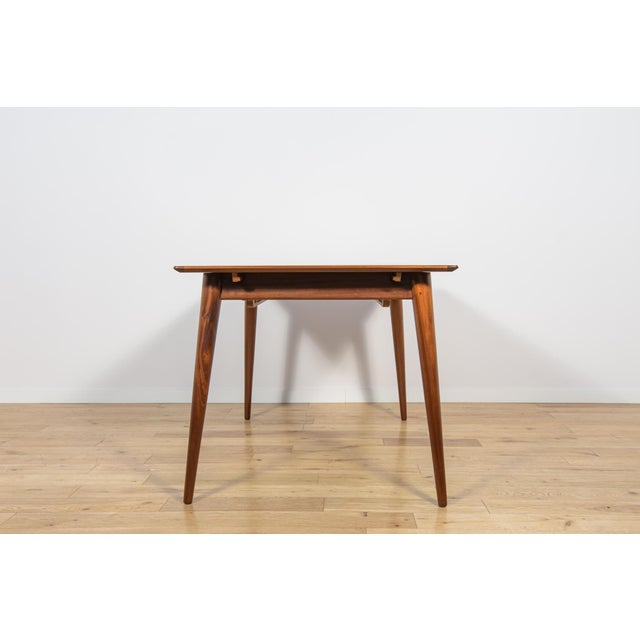 1960s Mid-Century Walnut Extendable Dining Table, Denmark, 1960s For Sale - Image 5 of 18