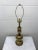 Metal Mid-Century Modern Solid Brass Table Lamp Manner of Stiffel For Sale - Image 7 of 13
