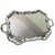 Metal Large Vintage f.b. Rogers Silverplate Footed Butler’s Serving Tray - 27.5” For Sale - Image 7 of 13
