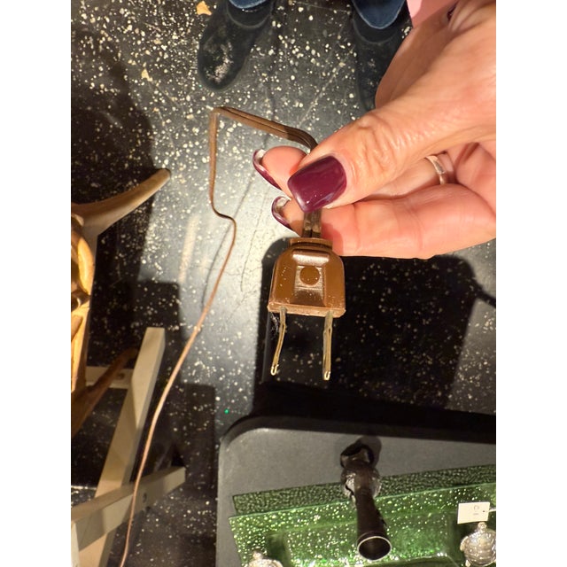 Vintage Meter Lamp For Sale - Image 4 of 4