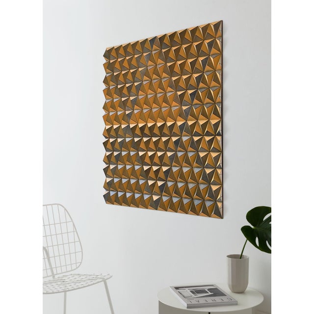 Gis-7 topographie gold-orange limited edition 1 of 1, unique, signed berlin 2024 design: the gis-7 topographie, dedicated...