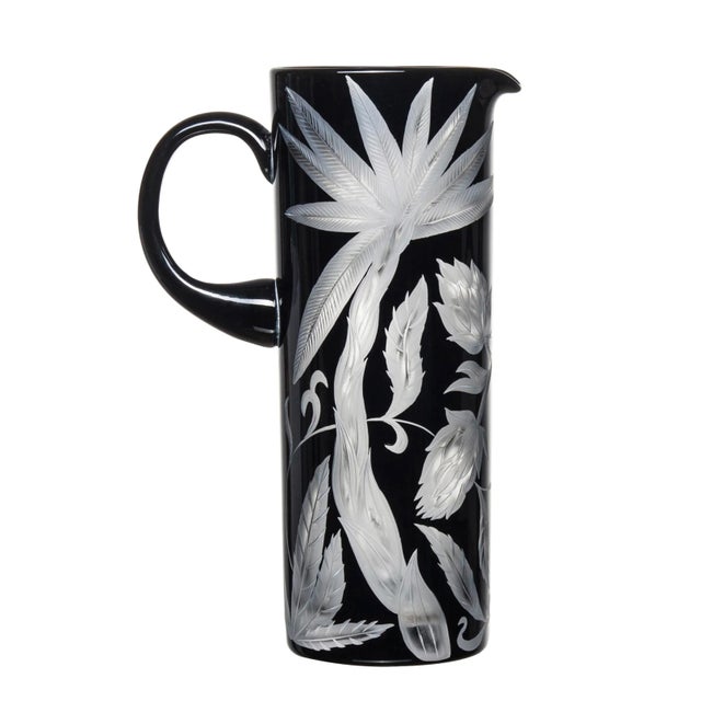 Artel ARTEL Jungle Deco Large Pitcher in Black For Sale - Image 4 of 4