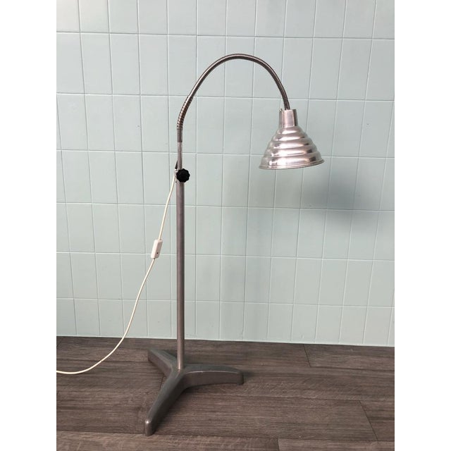 Industrial Studio Study Lamp in Steel & Aluminum, Italy, 1950s For Sale - Image 4 of 18