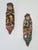 Antique Balinese Figures in Polychrome Wood, 1890s, Set of 2 For Sale - Image 3 of 11