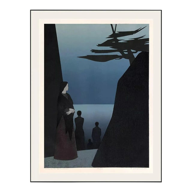 Will Barnet Way to the Sea (Framed Hand Signed Lithograph), 1981 For Sale