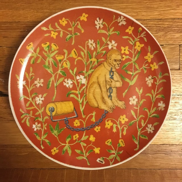 Mid-Century Modern 1970s Mid-Century Modern Seymour Mann "Hunt of the Unicorn" Salad Plates - Set of 8 For Sale - Image 3 of 8