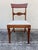 Mid 20th Century Vintage Regency Style Solid Cherry Dining Chairs by Lewisburg Furniture- Set of 5 For Sale - Image 4 of 10