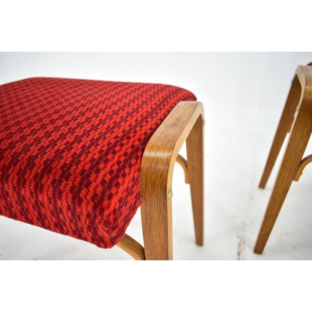 Set of Beech Stools by Ludvik Volak attributed to Drevopodnik Holesov, Czechoslovakia, 1960s For Sale - Image 15 of 16