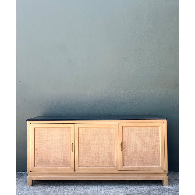 Vintage Wood and Stone Credenza For Sale In West Palm - Image 6 of 12