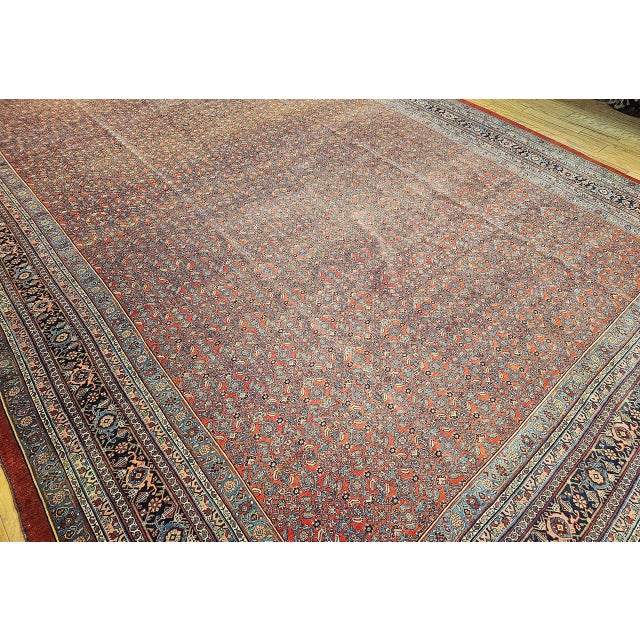 Early 20th Century Bidjar Rug For Sale - Image 4 of 18