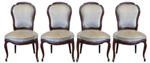 Louis Philippe Mahogany Chairs, Set of 2