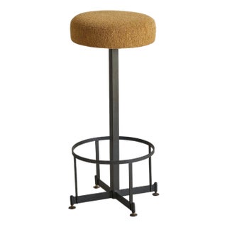 Italian Modernist Stool in the Style of Ignazio Gardella, 1960s - 2 Available For Sale