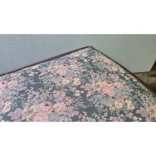Vintage Rocking Ottoman Bench Victorian Style For Sale - Image 11 of 12