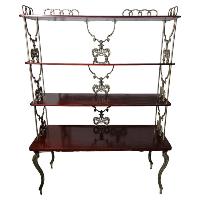 Vintage Mahogany Bookcase, 1930s For Sale