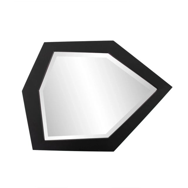 Wood Abrams Mirror - Black For Sale - Image 7 of 7