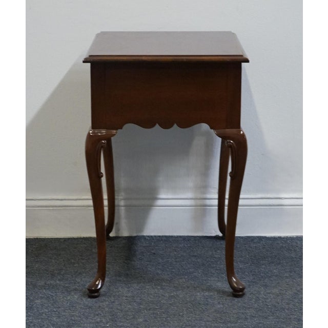 American Hickory Chair Co. American Masterpiece Collection Solid Mahogany Traditional Style 22" Accent End Table / Nightstand For Sale - Image 3 of 12