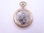 Savonette Pocket Watch in 14k Gold, Porcelain and Crystal from American Waltham Watch Co., USA, 1900s For Sale - Image 16 of 18