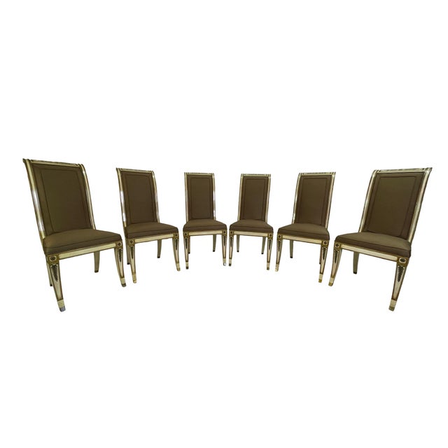 Mid-20th Century Directoire-Style Dining Chairs, Set of 6 For Sale - Image 16 of 16