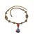 Vintage Tribal Lapis & Carnelian Necklace For Sale - Image 4 of 5