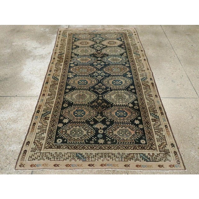 An antique Persian Malayer rug handmade during the Early 20th century. Measures: 3' 10" x 6' 7"