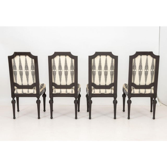 Early 21st Century Modern "Fern Tree" Upholstered Dining Chairs, 10 For Sale - Image 5 of 15