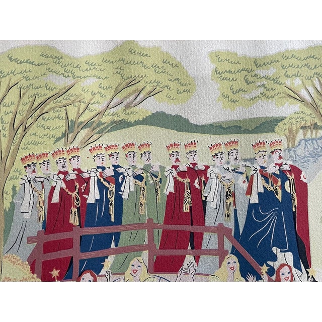 1940s Gilbert and Sullivan Operetta Ruddigore Illustrated Print Lucille Corcos For Sale - Image 5 of 7