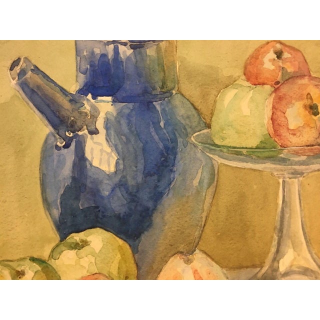 Breul Heinrich, Kassel Schwalm Willingshausen Kitchen Still Life Apple, 1917, Oil on Canvas, Framed For Sale - Image 10 of 13