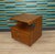 Walnut Record Player Side Table on Casters, 1970s For Sale - Image 4 of 14