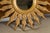 Wood French Giltwood Sunburst Mirror with Wavy Sunrays from the Mid-20th Century For Sale - Image 7 of 11