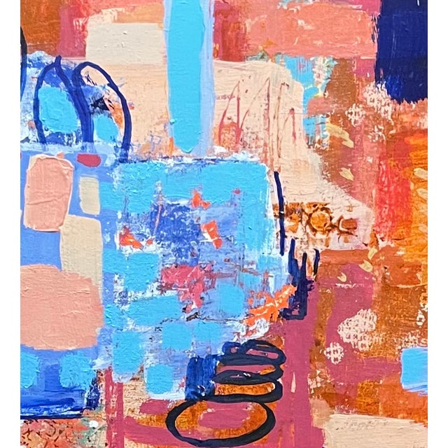 Mixed Media Abstract Painting For Sale - Image 4 of 4