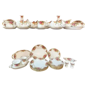 Porcelain Set by Royal Albert, 1960s, Set of 36