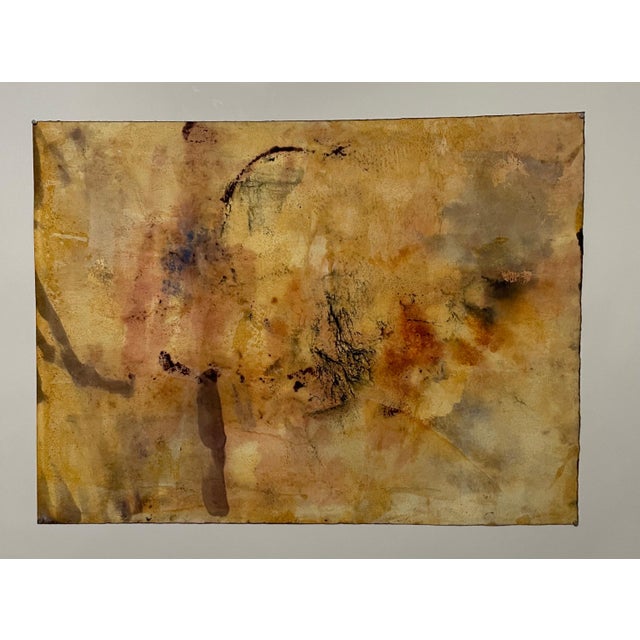 Pawel Kontny, Modernist Abstract Expressionist Watercolor Painting Bauhaus Weimar Pawel Kontny For Sale - Image 4 of 4