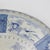 Vintage Blue and White Tole Tray - Hand Painted Chinoiserie Landscape and Floral Oval Serving Tray For Sale - Image 12 of 16