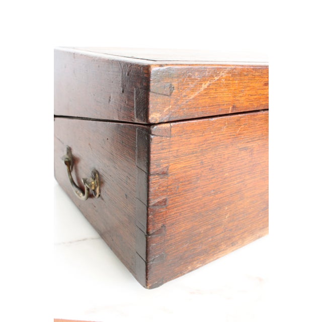 Antique French Carved Wooden Writing Desk For Sale In Los Angeles - Image 6 of 6