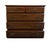 Stanley Furniture Stoneleigh Collection Solid Banded Mahogany 46" Five Drawer Chest 8713-01 For Sale In Kansas City - Image 6 of 13