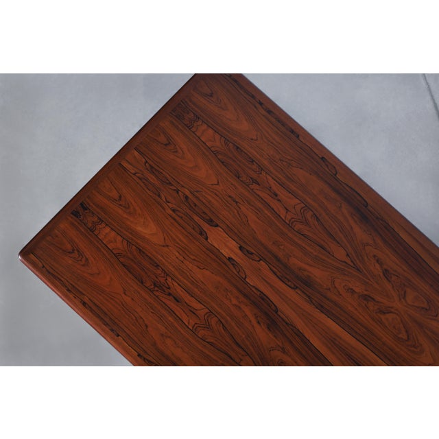 Danish Modern Floating Top Rosewood Desk Modern 75 by Gunni Omann For Sale - Image 13 of 15